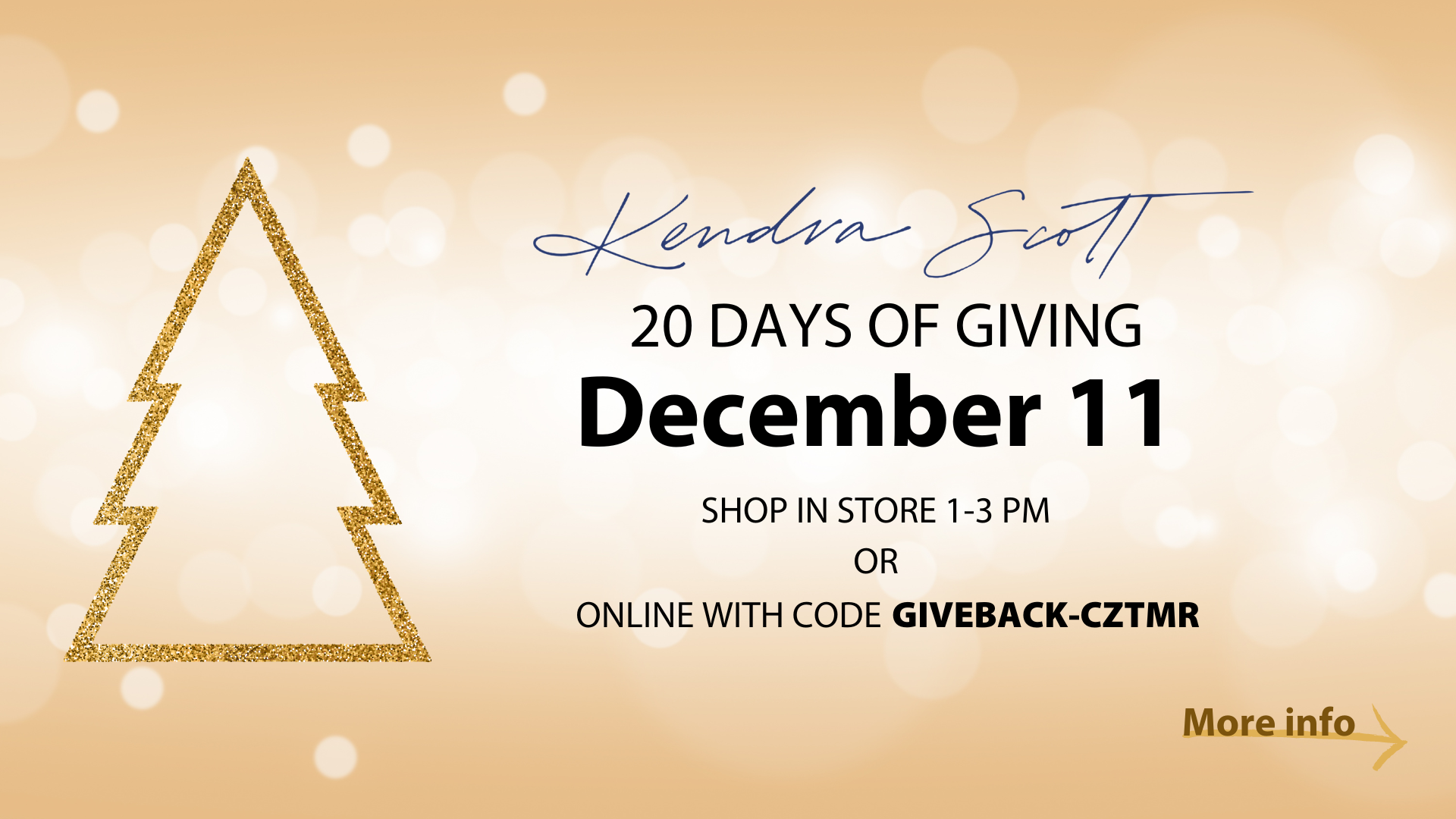 Kendra Scott 20 Days of Giving Fundraiser - ROCK